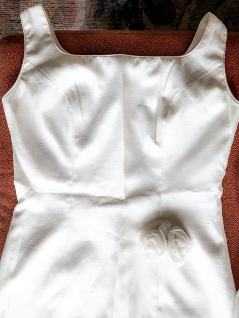 90's 100% silk Wedding dress set